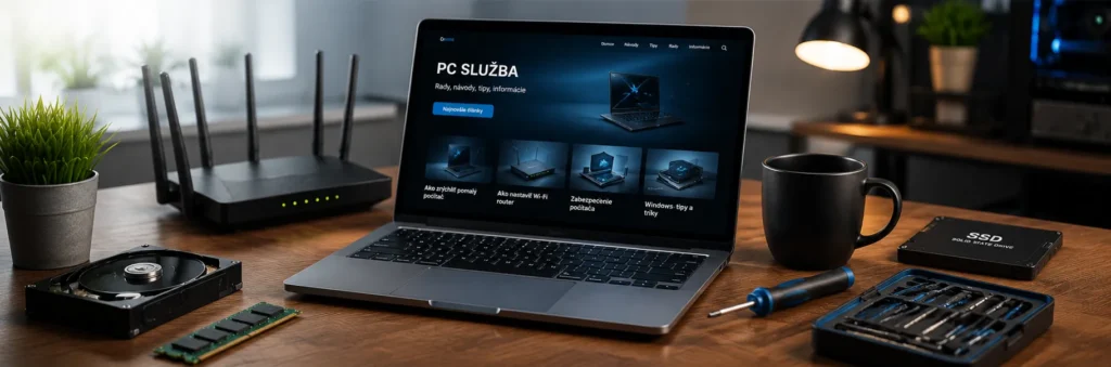 Blog o počítačoch, notebookoch, Wi-Fi sieťach, SSD diskoch a IT servise od PC Služba.