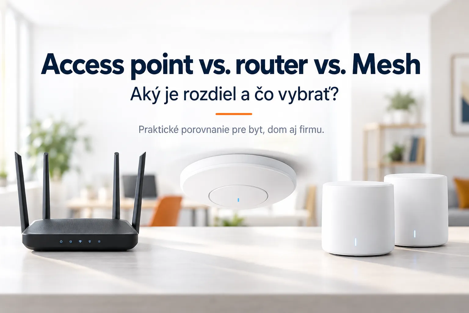 Access point vs. router vs. Mesh – porovnanie riešení Wi-Fi pre byt, dom a firmu