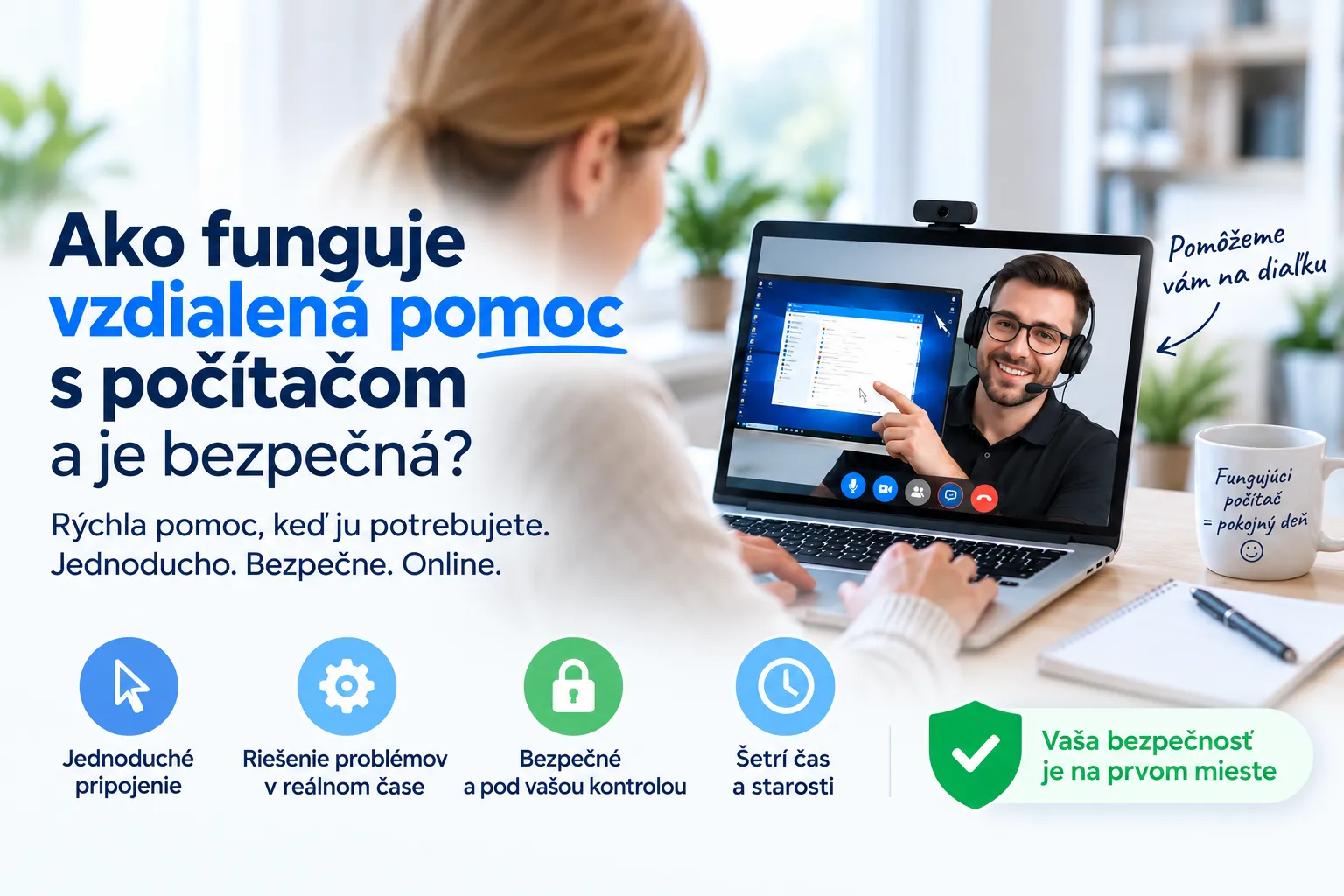 Ako funguje vzdialená pomoc s počítačom a je bezpečná