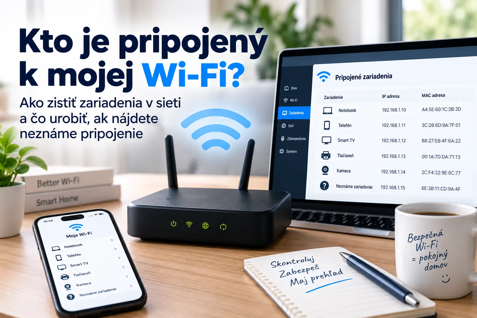 Kto je pripojený k mojej Wi-Fi – kontrola zariadení v sieti