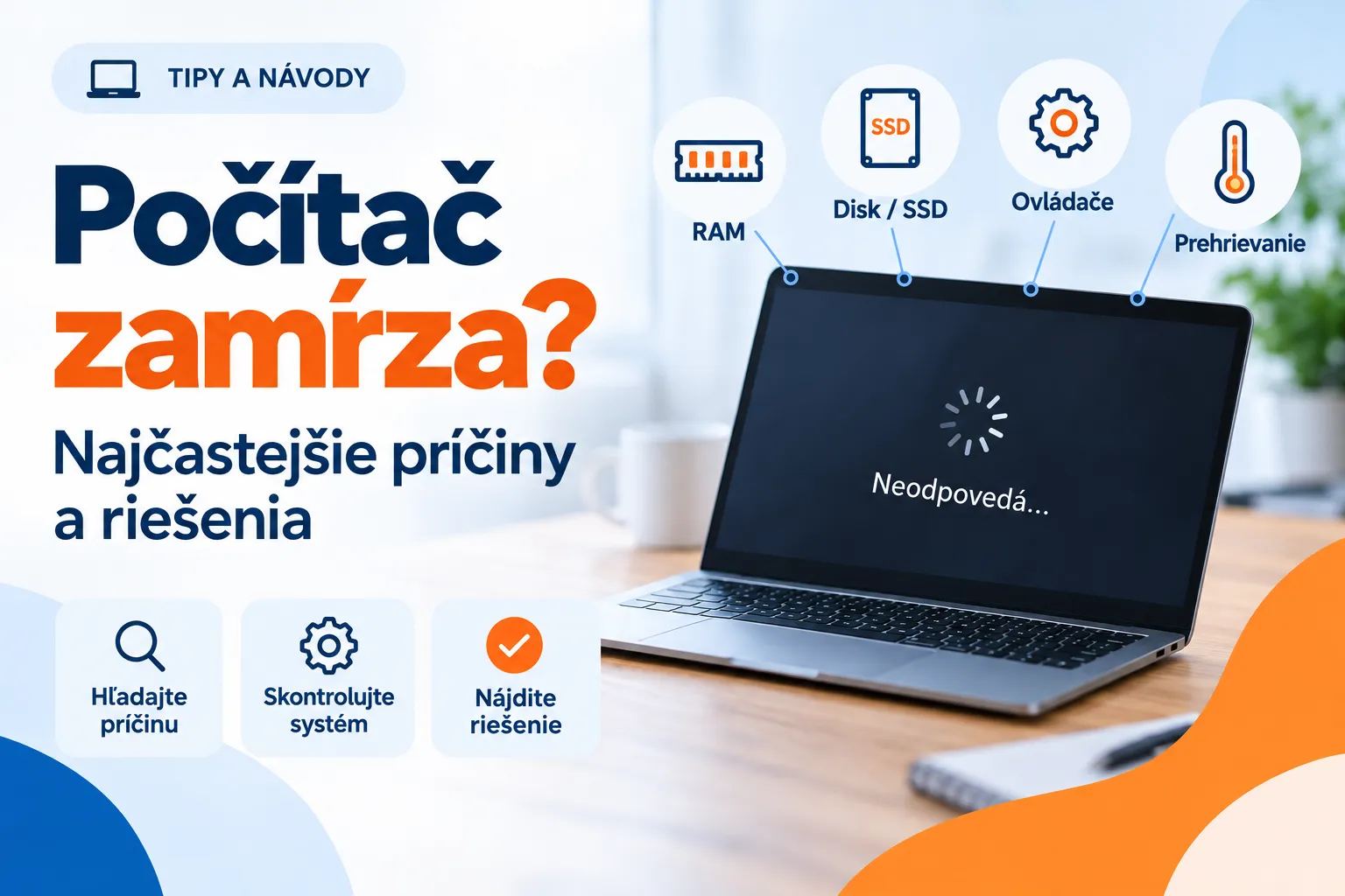 Počítač zamŕza – najčastejšie príčiny a riešenia