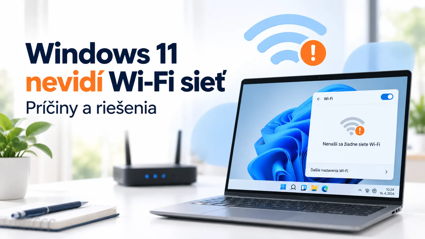 Windows 11 nevidí Wi-Fi sieť