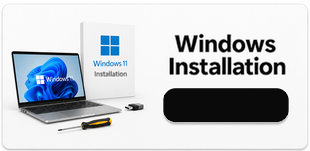 Windows installation and computer setup