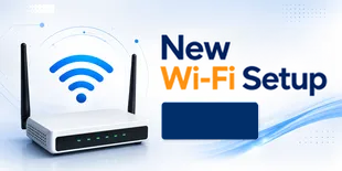 New Wi-Fi network setup