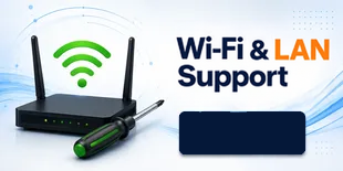 Wi-Fi and LAN network support