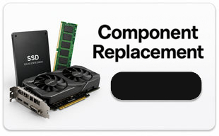 Computer component replacement and upgrades